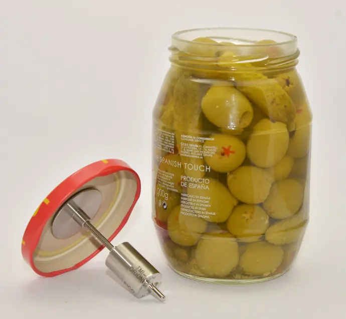 Kit positionnement enregistreur TMI-Orion dans bocal - traversée de paroi