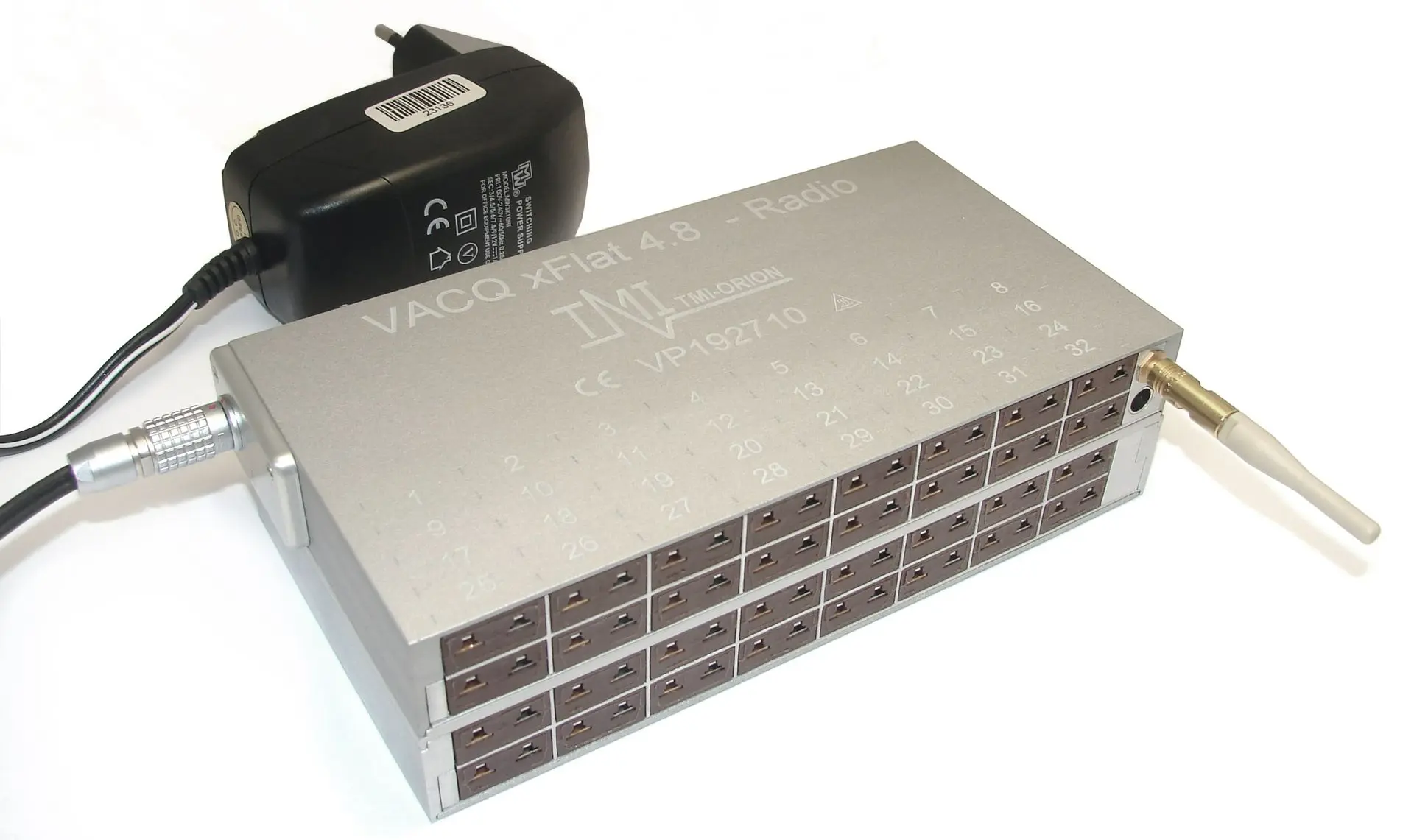 TMI-Orion - VACQ xFlat 4.8 radio Enregistreur de température à thermocouples - VACQ xFlat 4.8 radio