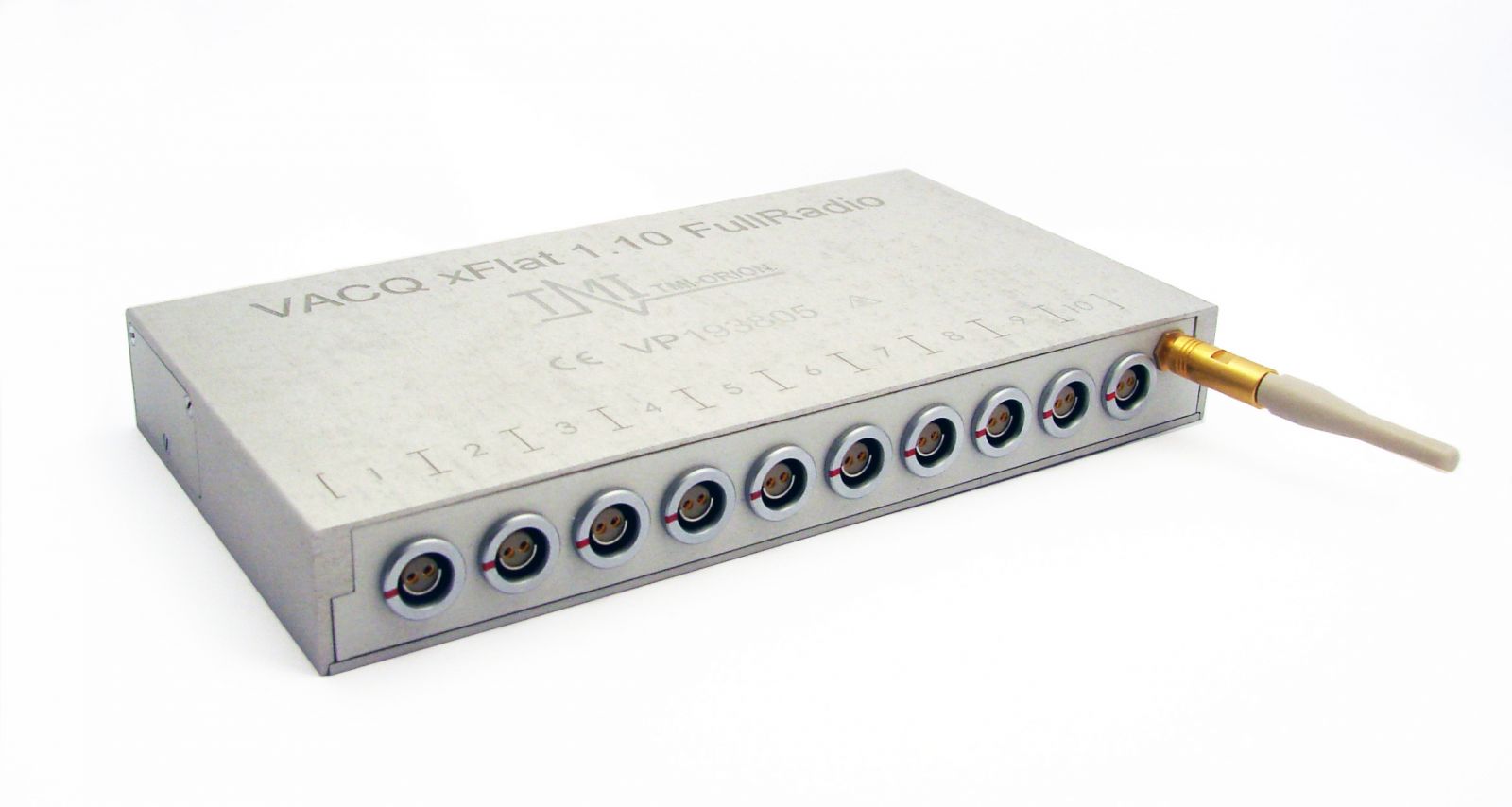TMI-Orion-VACQ xFlat 1.10 universal FullRadio Enregistreur VACQ xFlat 1.10 universal FullRadio de TMI-Orion à 10 voies de thermocouples